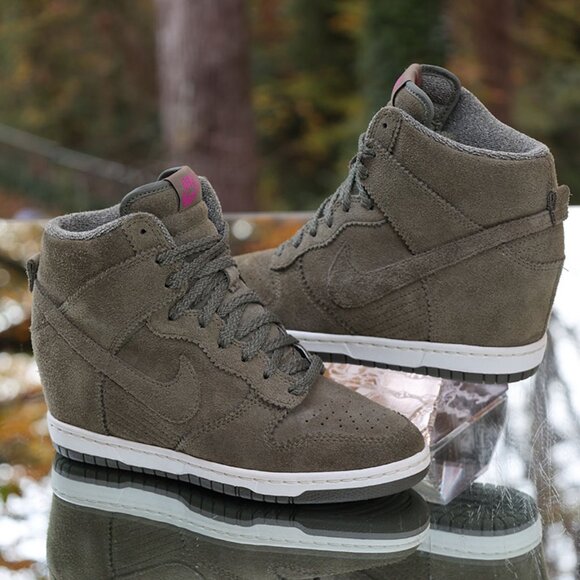 Nike Dunk Sky Hi Suede Olive 2012 - Picture 7 of 14